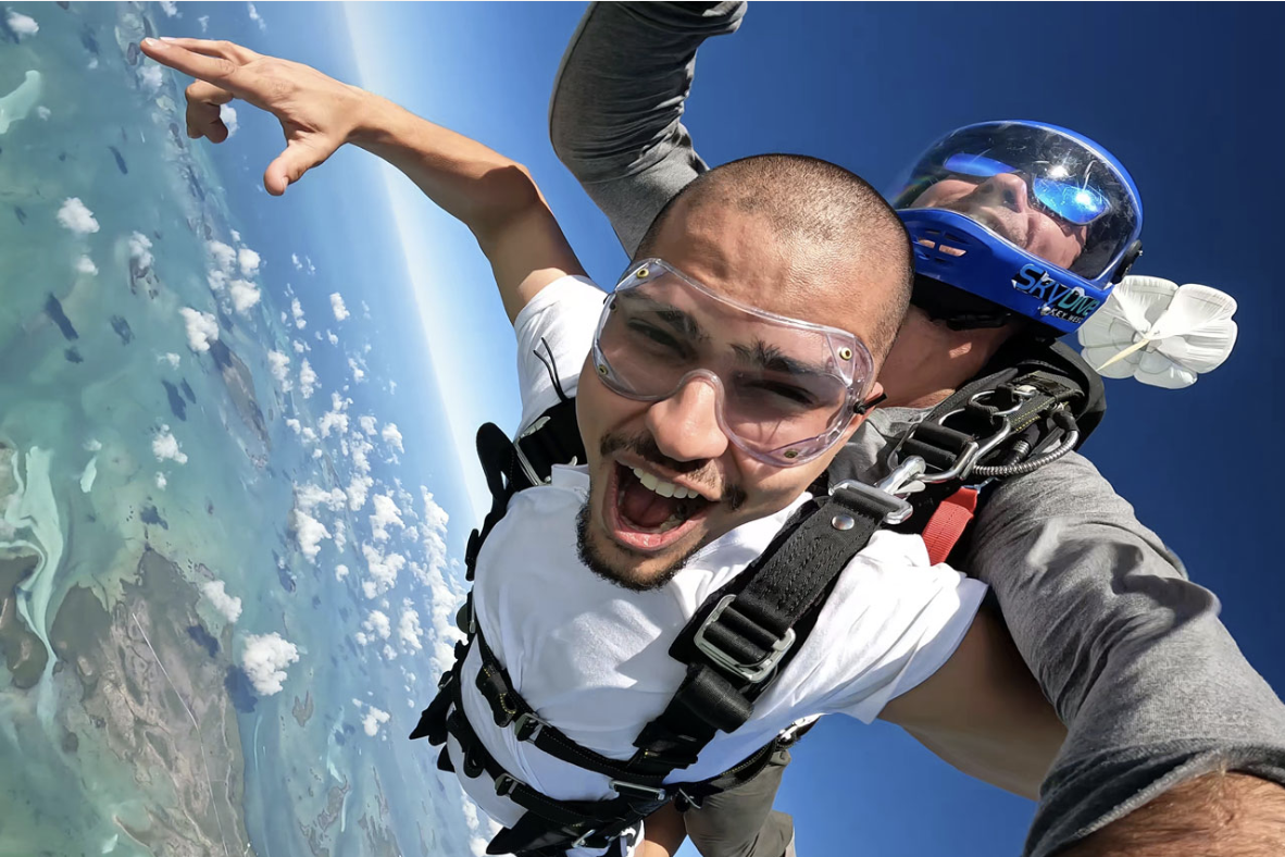 Skydivers at Skydive Key West