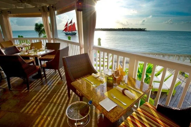 Outdoor Dining Room at Hot Tin Roof in Key West, Florida